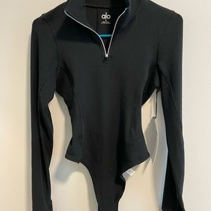 Alo Rise-Up Long Sleeve Bodysuit - size medium